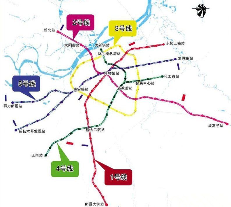 哈尔滨地铁4号线线路走向